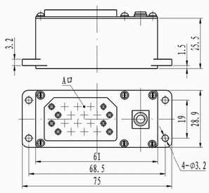 Type J16G1 rectangular connectors Connectors Product Outline Dimensions