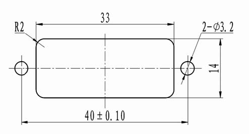 J59 series Connectors panel cutouts