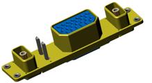 Type J16G4 rectangular connectors  Connectors Product Outline Dimensions