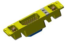 Type J16G4 rectangular connectors  Connectors Product Outline Dimensions