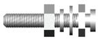 J18 screw accessories Connectors Product Outline Dimensions