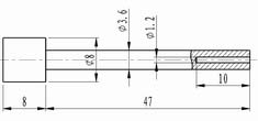 J18 Combination Extraction tool Connectors Product Outline Dimensions