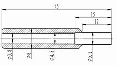 J18 Combination Extraction tool Connectors Product Outline Dimensions