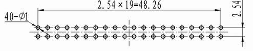 J56 series Connectors panel cutouts