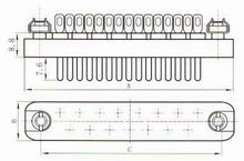 J61 series Connectors Product Outline Dimensions