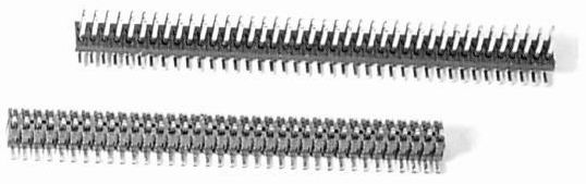 Male header dip straight type Connectors Product Outline Dimensions