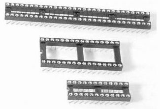 IC socket and strip-solder type Connectors Product solid picture