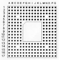 PGA socket-solder type-2 Connectors Product Outline Dimensions