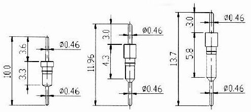 Dip and sip strip adapter Connectors Product Outline Dimensions