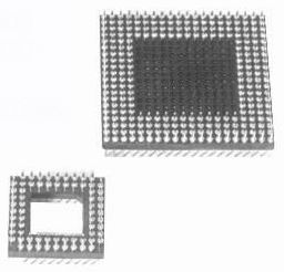 PGA adapter-board to board type Connectors Product Outline Dimensions
