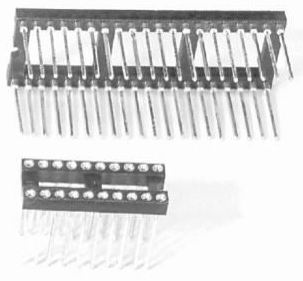 IC socket and strip-solder type Connectors Product Outline Dimensions