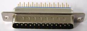 DP board inserting typed male plug  Connectors Product Outline Dimensions