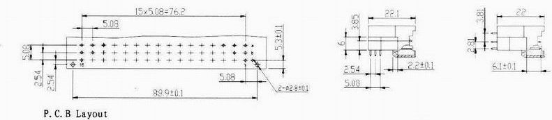 Connector solder type Connectors Product solid picture