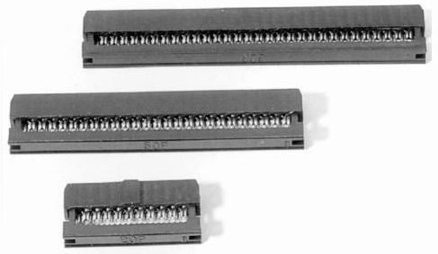 I.D.C socket connector-2 Connectors Product Outline Dimensions