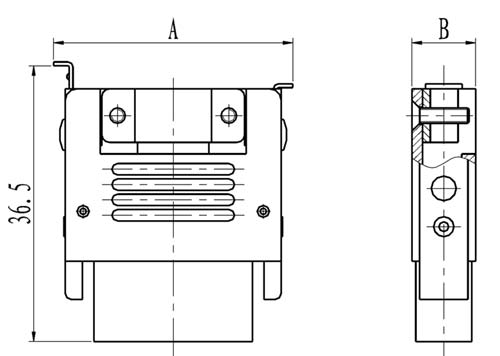 J24H common plug connectors Connectors Product Outline Dimensions