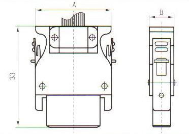 J24H type –C plug connectors Connectors Product Outline Dimensions