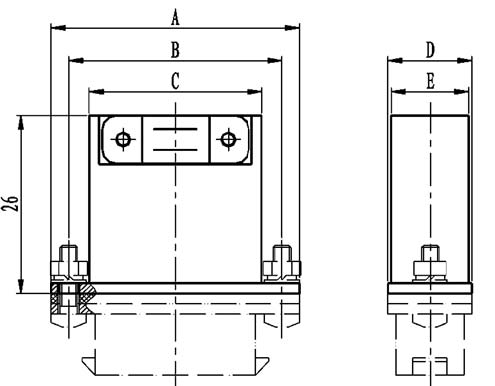 J24H Accessories Connectors Receptacle