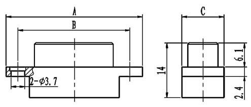 J29A type -A crimp contact connectors Connectors Outline Dimensions of Plug
