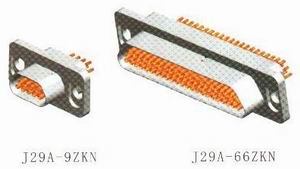 J29A in-line contact for PCB  Connectors Outline Dimensions of Receptacle