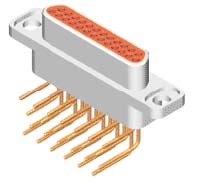 J29A type WI of type –A right angle contact for PCB Connectors Outline Dimensions of Plug