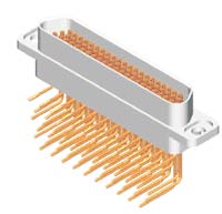 J29A type WI of type –A right angle contact for PCB Connectors Outline Dimensions of Receptacle