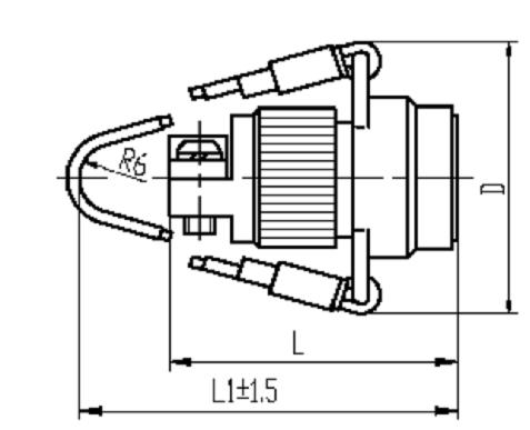 Y27 Series Connectors Product Outline Dimensions