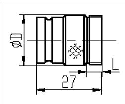 Y27 Series Connectors Product Outline Dimensions