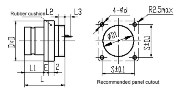 Y27 Series Connectors Product Outline Dimensions