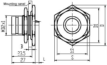 Y27 Series Connectors Product Outline Dimensions