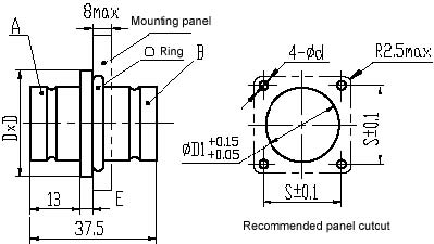 Y27 Series Connectors Product Outline Dimensions