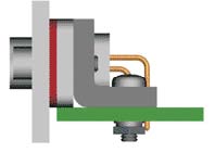 J29A retaining member  Connectors Fixation Retaining Member Outline Dimensions