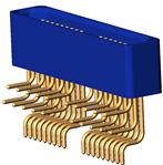 J30 variation of in-line contact for PCB Connectors Product Outline Dimensions