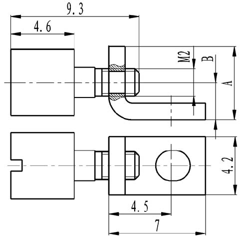 J30 accessories Connectors Product Outline Dimensions