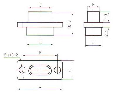 J30J type –Q crimp contact connectors Connectors Receptacle