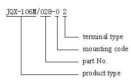 JQX-106M Subminiature and hermetically sealed electromagnetic relays Relays how to order