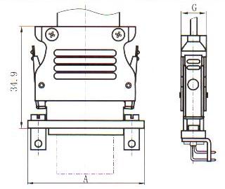 J30J variation of type A-ZKW-J in-line contact for PCB Connectors The Picture of Connector