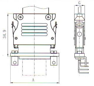 J30J variation of type A-ZKW in-line contact for PCB Connectors The Picture of Connector