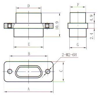 J30J variation of type D crimp contact  Connectors Receptacle