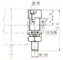 J30J fixation end retaining member Connectors Product Outline Dimensions