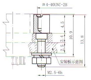 J30J fixation end retaining member Connectors Product Outline Dimensions