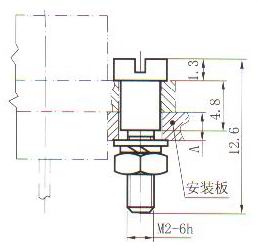 J30J fixation end retaining member Connectors Product Outline Dimensions