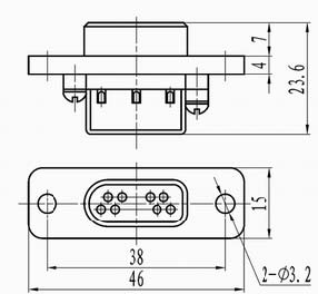 J40 solder contact connectors Connectors Plug