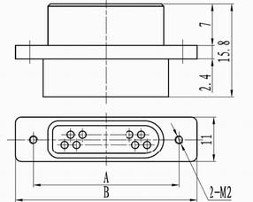 J40 Crimp Contact Series Connectors Plug