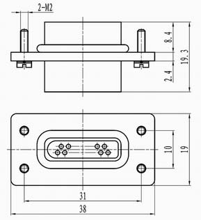 J40 Variation Connectors Connectors Receptacle