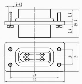 J40 Variation Connectors Connectors Receptacle