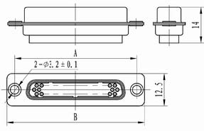 CDb Crimp contact connectors Connectors Plug