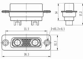 CDb Crimp contact connectors Connectors Plug