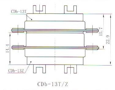 CDb Crimp contact connectors Connectors The Picture of Connector