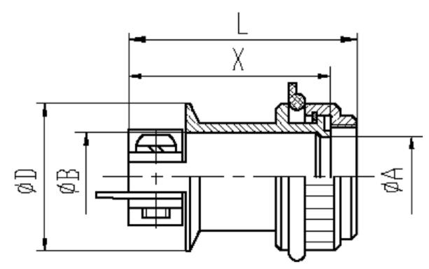 Y27 Series Connectors Product Outline Dimensions