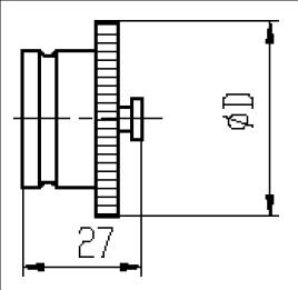 Y27 Series Connectors Product Outline Dimensions